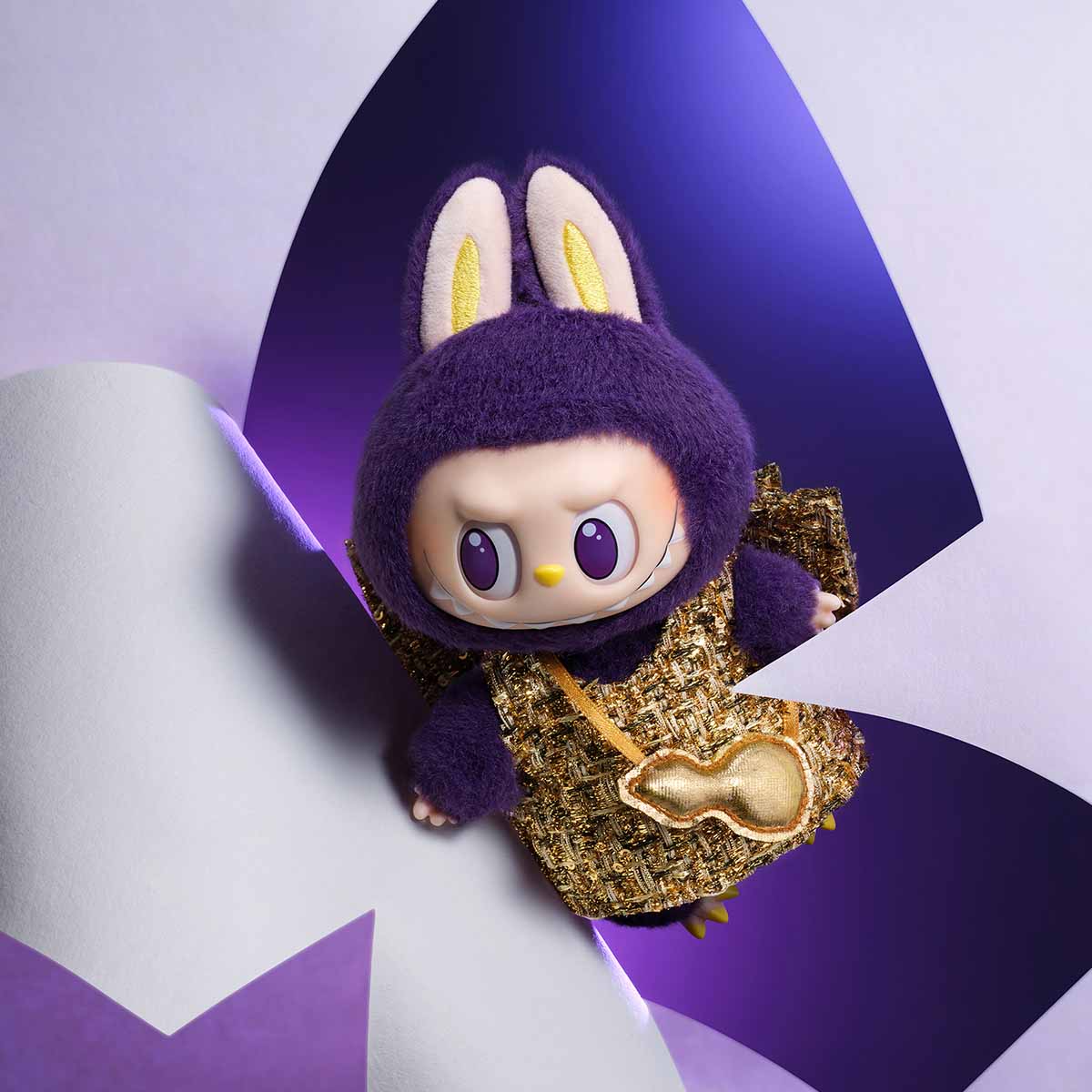 LABUBU × PRONOUNCE - WINGS OF FORTUNE Vinyl Face Pendant - 100% Authentic Popmart