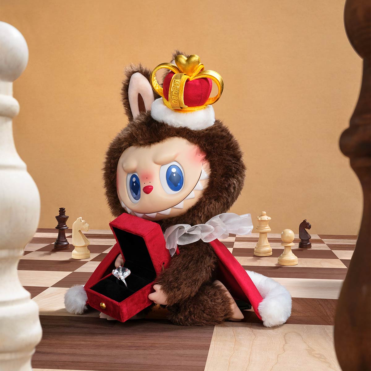 THE MONSTERS Let's Checkmate Series-Vinyl Plush Doll - 100% Authentic Popmart