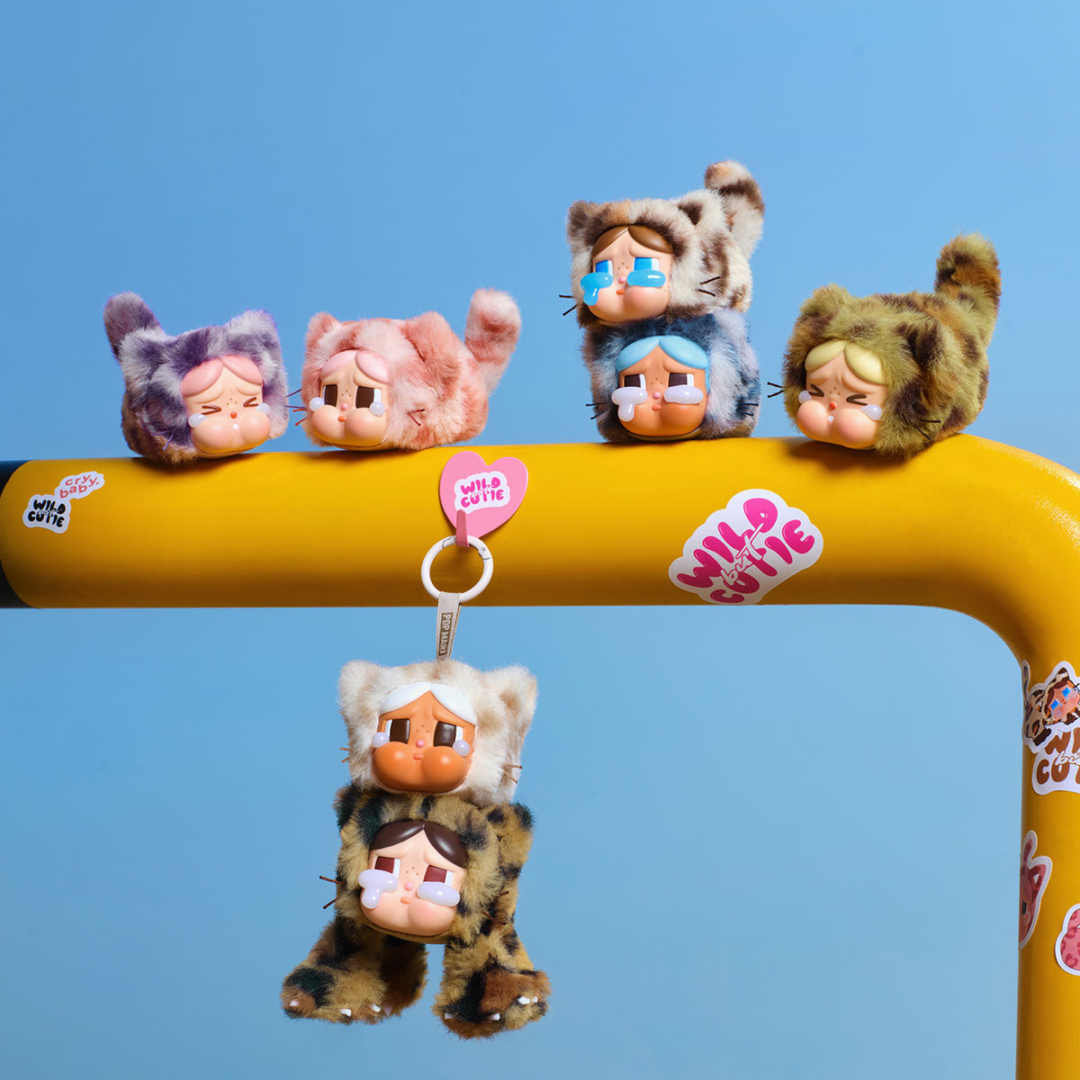 CRYBABY Wild but Cutie Series - Vinyl Plush Pendant Blind Box - 100% Authentic Popmart